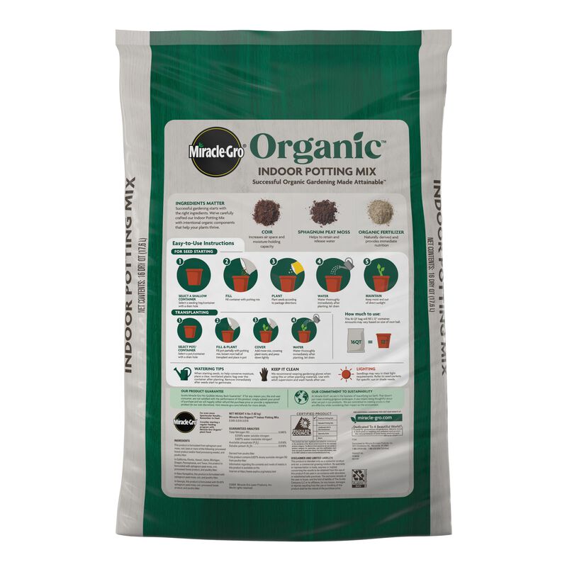 Miracle-Gro Organic&trade; Indoor Potting Mix image number null